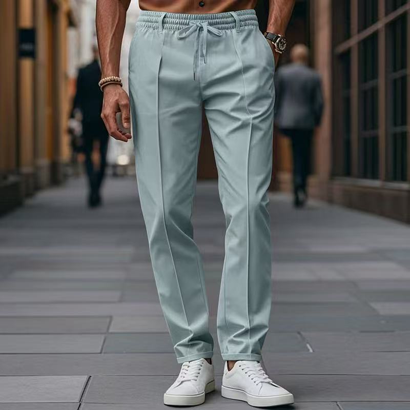 Herren Cargohose mit Seitentaschen für Freizeit in Blau