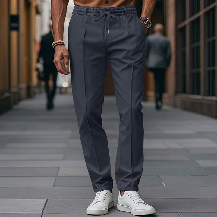 Herren Cargohose mit Seitentaschen für Freizeit in Dunkelblau