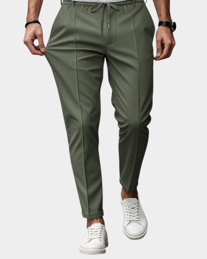 Herren Cargohose Tapered für Alltag und Freizeit in Dunkelgrün
