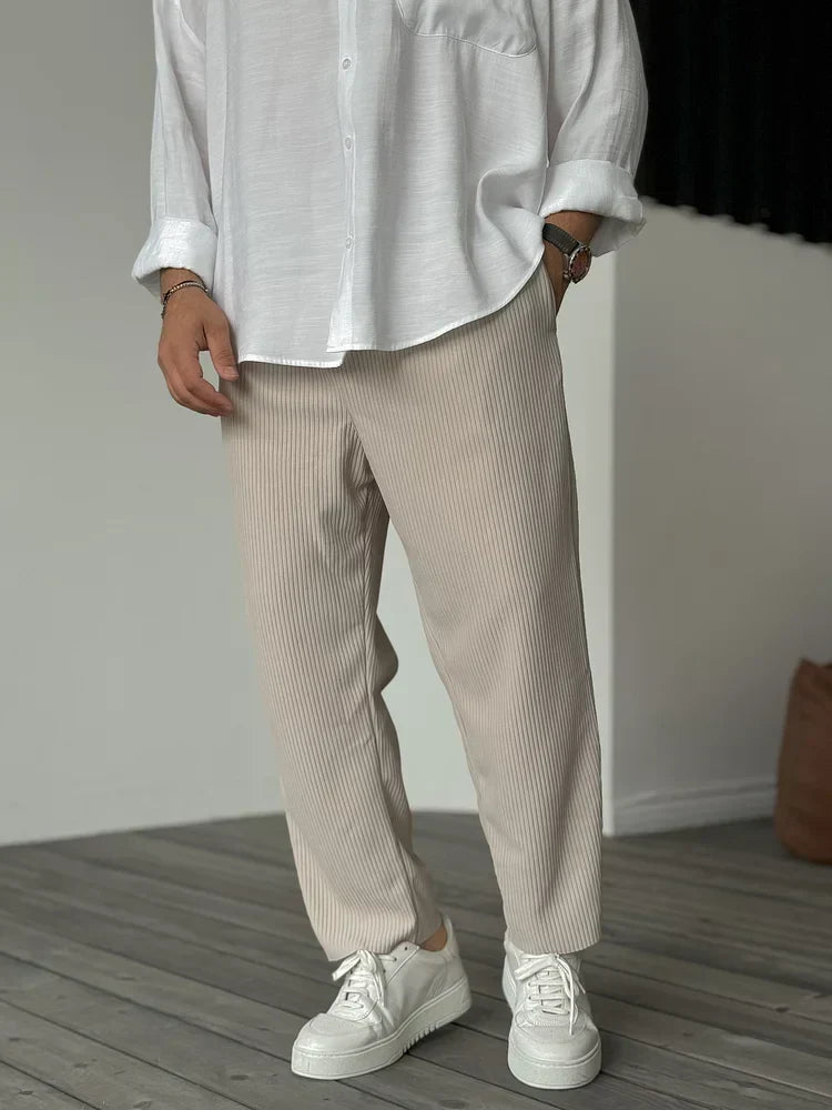 Herren Elegante Hose für Business und Alltag in Beige