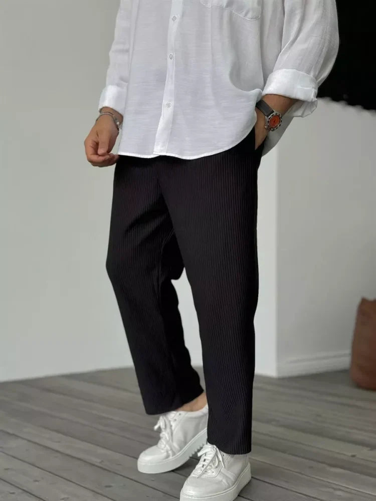 Herren Elegante Hose für Business und Alltag in Schwarz