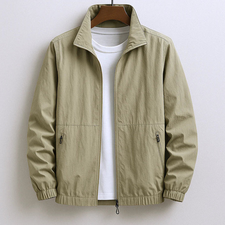 Herren Elegante Leichte Jacke für Herbst in Khaki