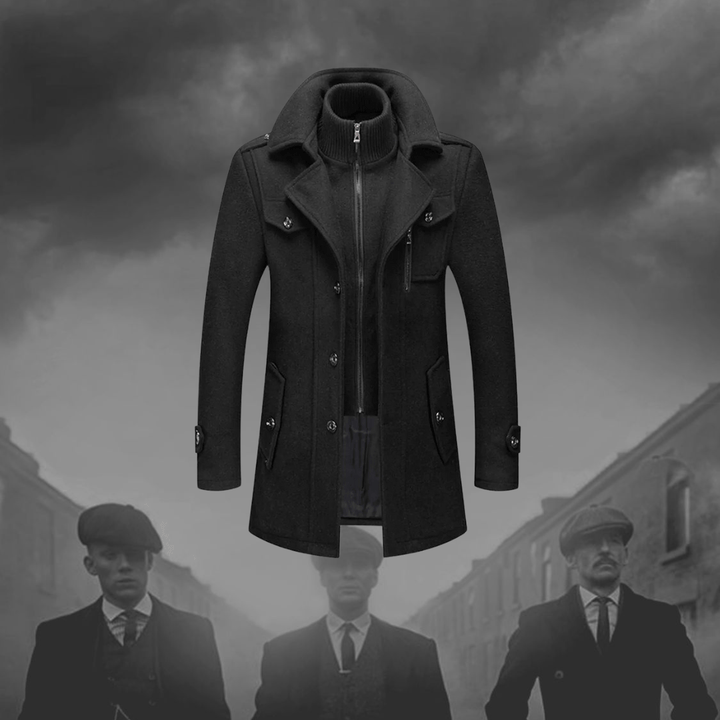 Herren Elegante Wollmischung-Jacke für Herbst (2)