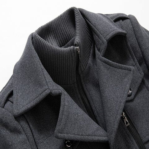 Herren Elegante Wollmischung-Jacke für Herbst (3)