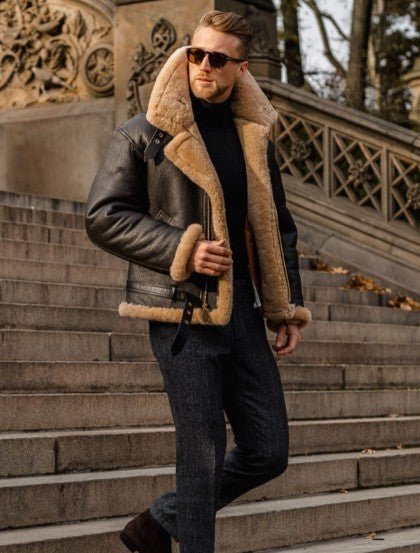 Herren Fliegerjacke für Herbst und Alltag (2)
