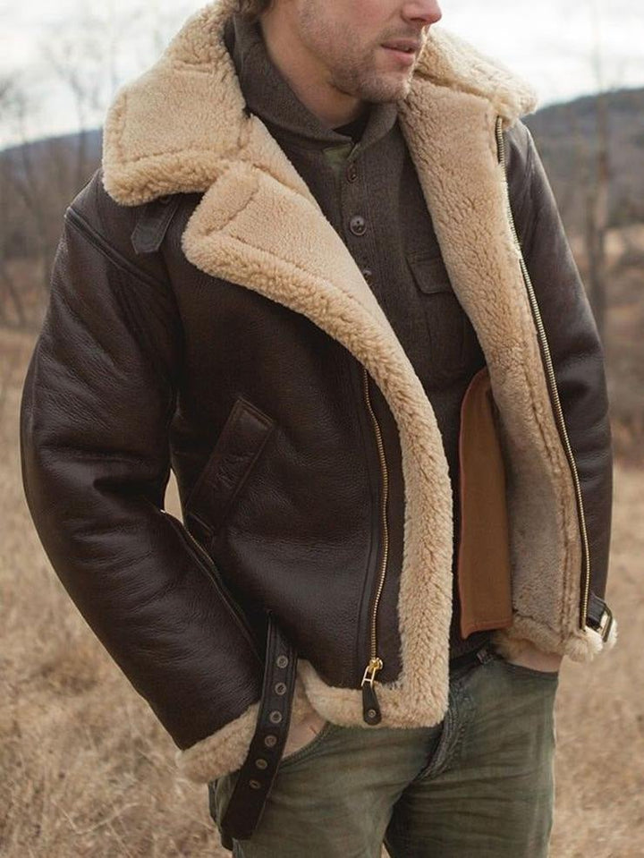 Herren Fliegerjacke für Herbst und Alltag (7)