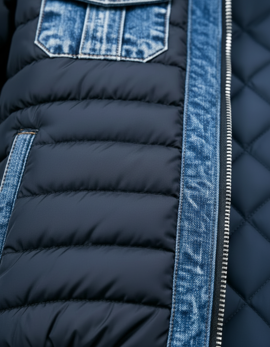 Herren Gesteppte Hybridjacke für Herbst (2)