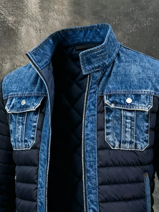 Herren Gesteppte Hybridjacke für Herbst (3)