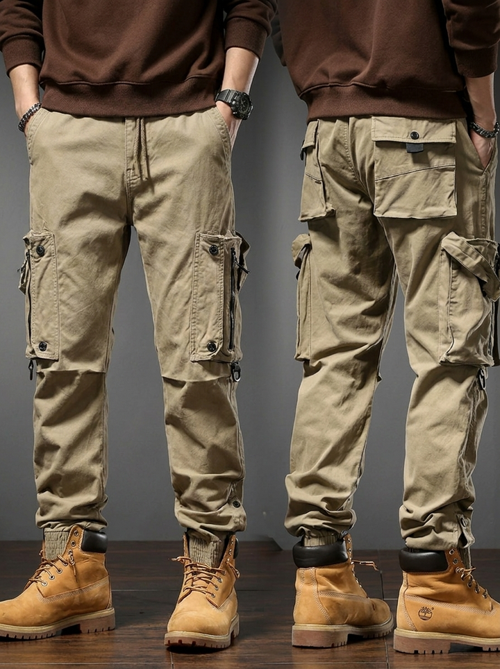 Herren Hose im Tactical-Stil für jeden Tag in Beige
