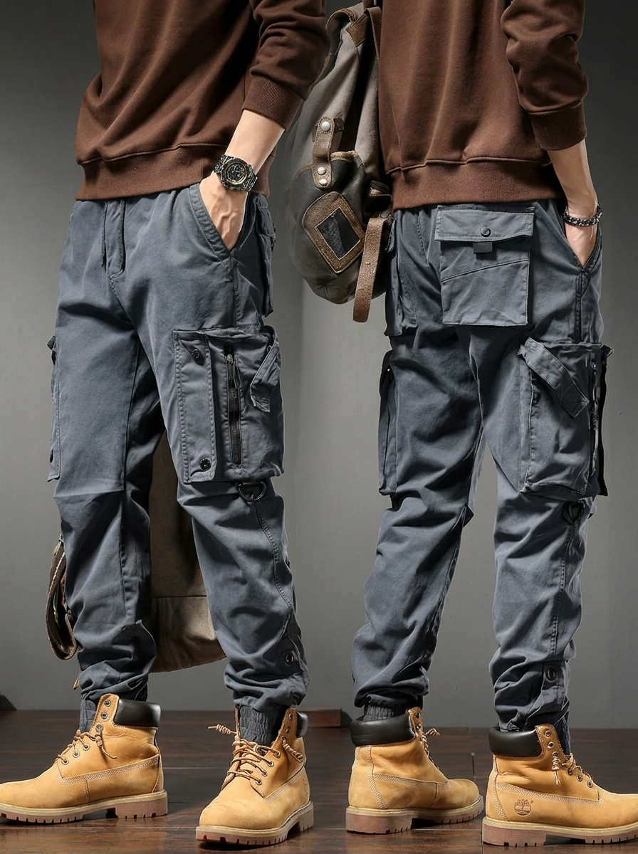 Herren Hose im Tactical-Stil für jeden Tag in Grau