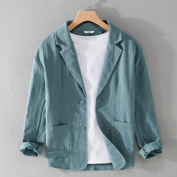 Herren Jacke aus Polyester im lässigen Stil in Azur