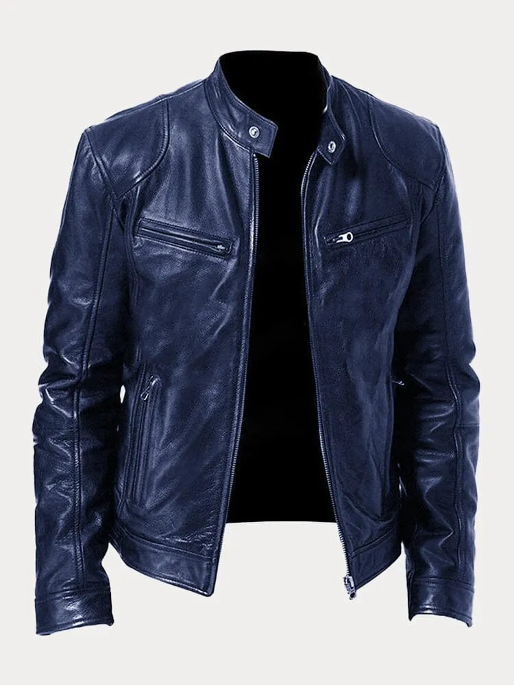 Herren Jacke im klassischen Stil für Herbst in Dunkelblau