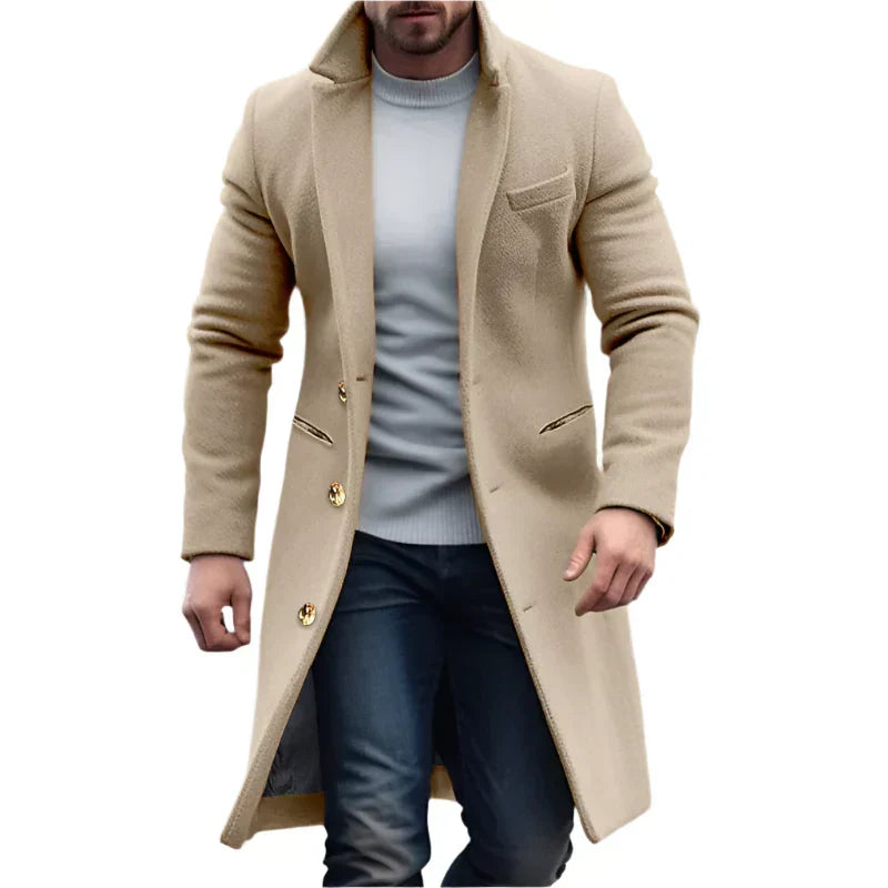 Herren Jacke klassisch tailiert für Business in Beige