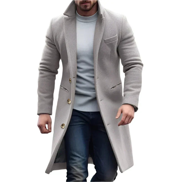 Herren Jacke klassisch tailiert für Business in Grau