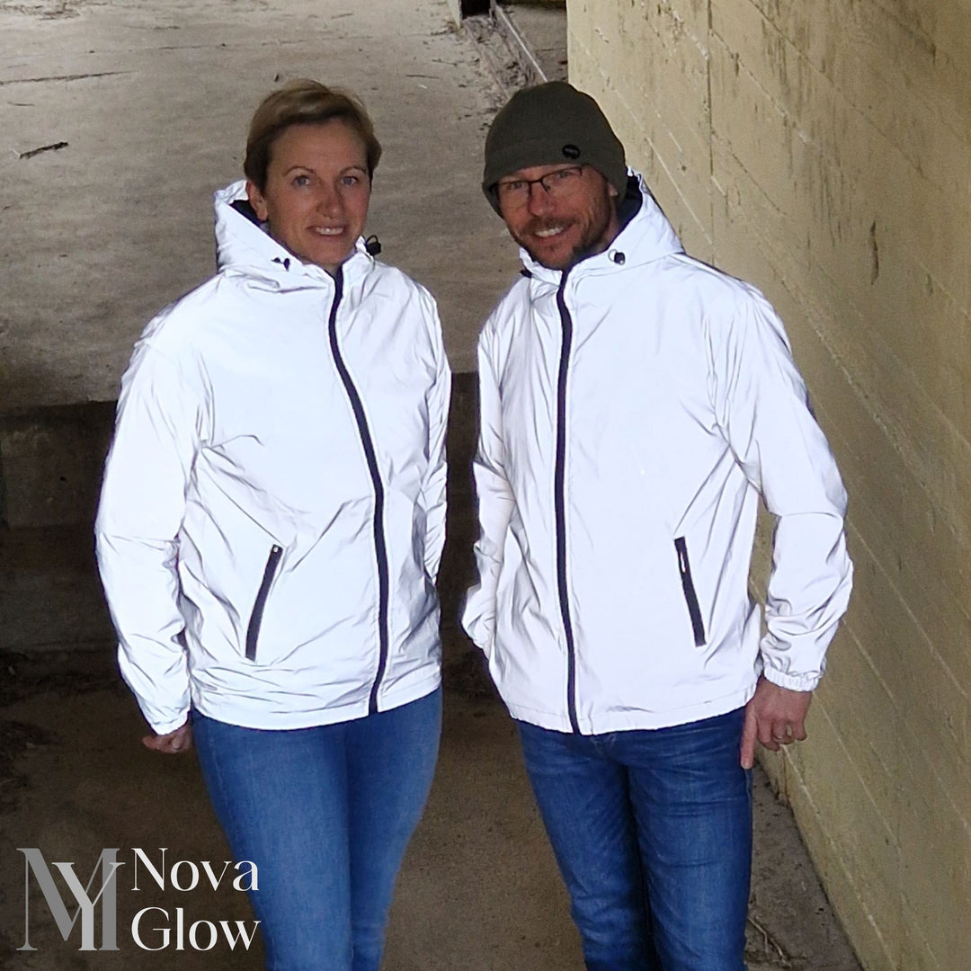 Herren Jacke mit Reflektoren für Outdoor (3)