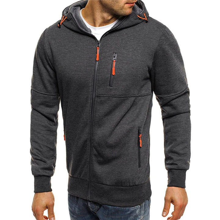 Herren Jacke mit Reißverschluss für Herbst (4)