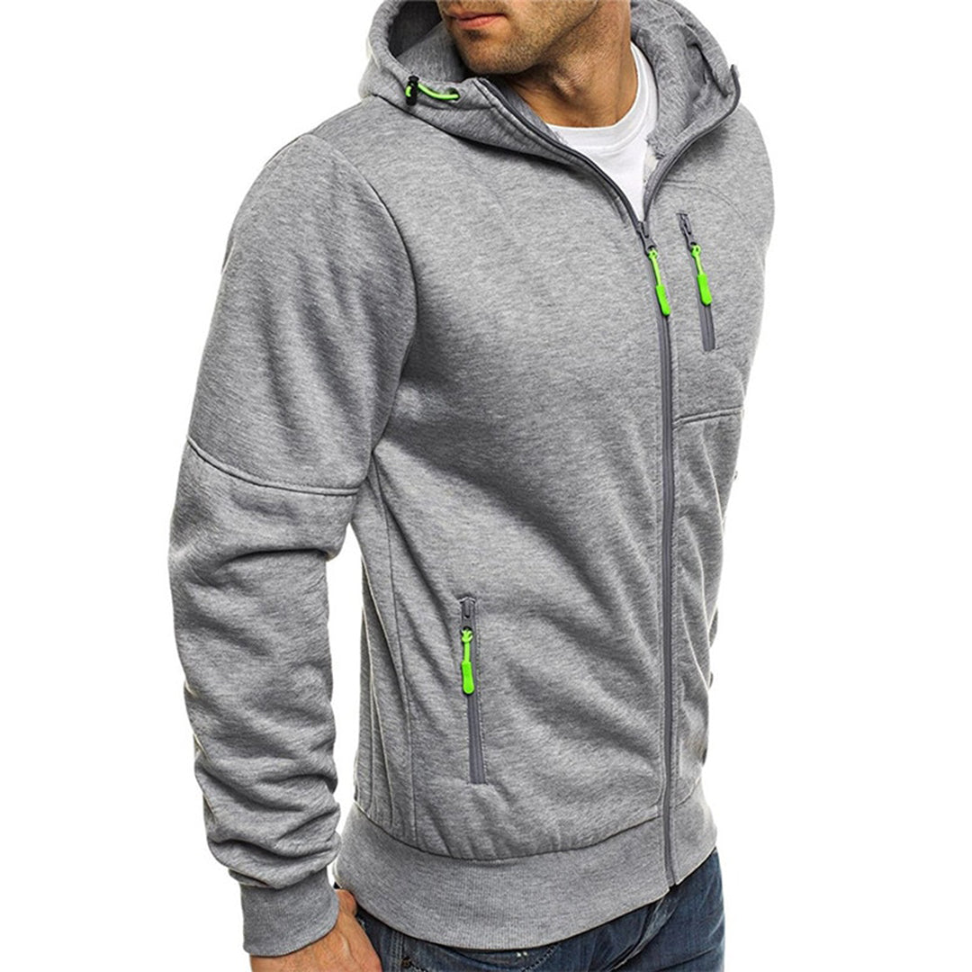 Herren Jacke mit Reißverschluss für Herbst (9)