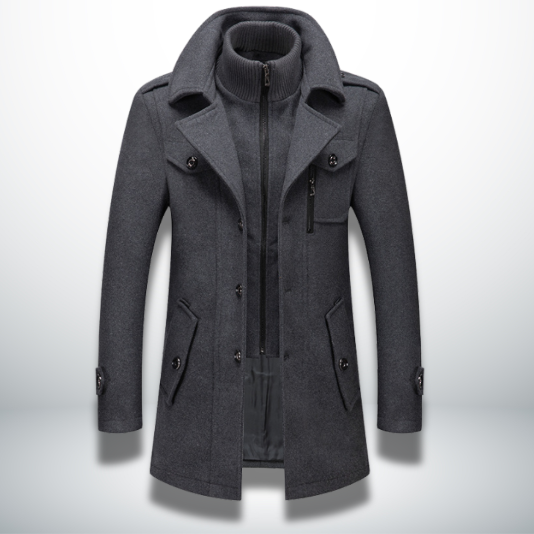 Herren Jacke Smart-Casual für Büro und Alltag in Grau