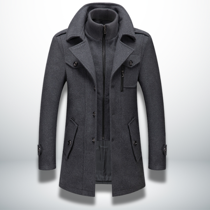 Herren Jacke Smart-Casual für Büro und Alltag in Grau