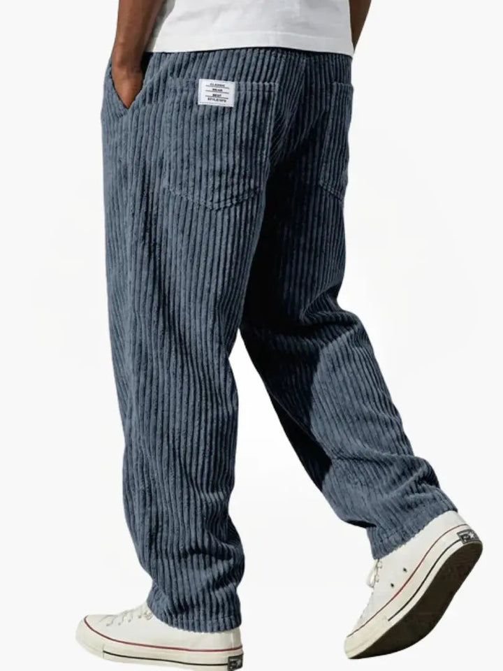 Herren Jogginghose mit Kordelzug und praktischen Taschen in Blau