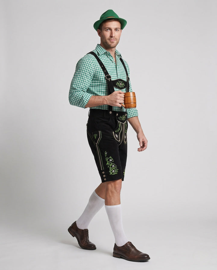 Herren Klassische Lederhose zum Oktoberfest