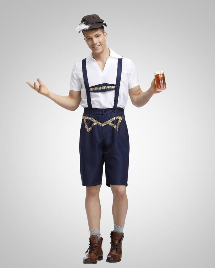 Herren Kurze Lederhose zum Oktoberfest (3)