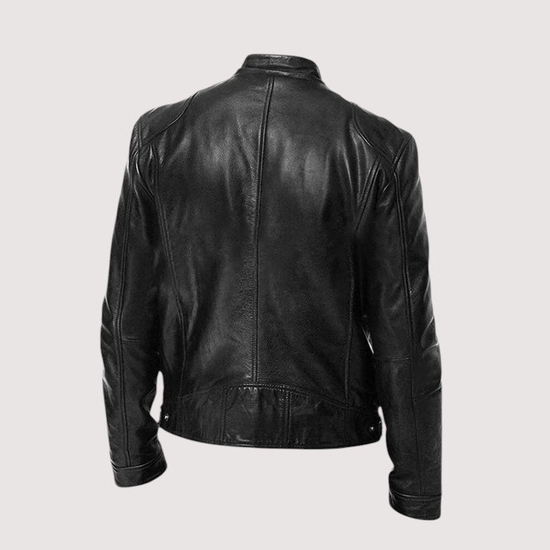 Herren Lederjacke elegant für den Herbst (3)