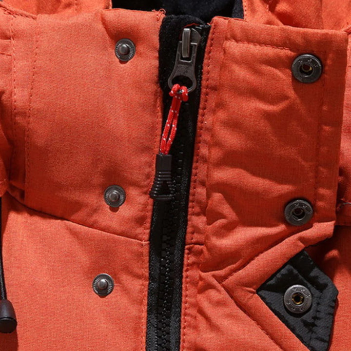 Herren Parka schwarz wetterfest für Herbst (11)