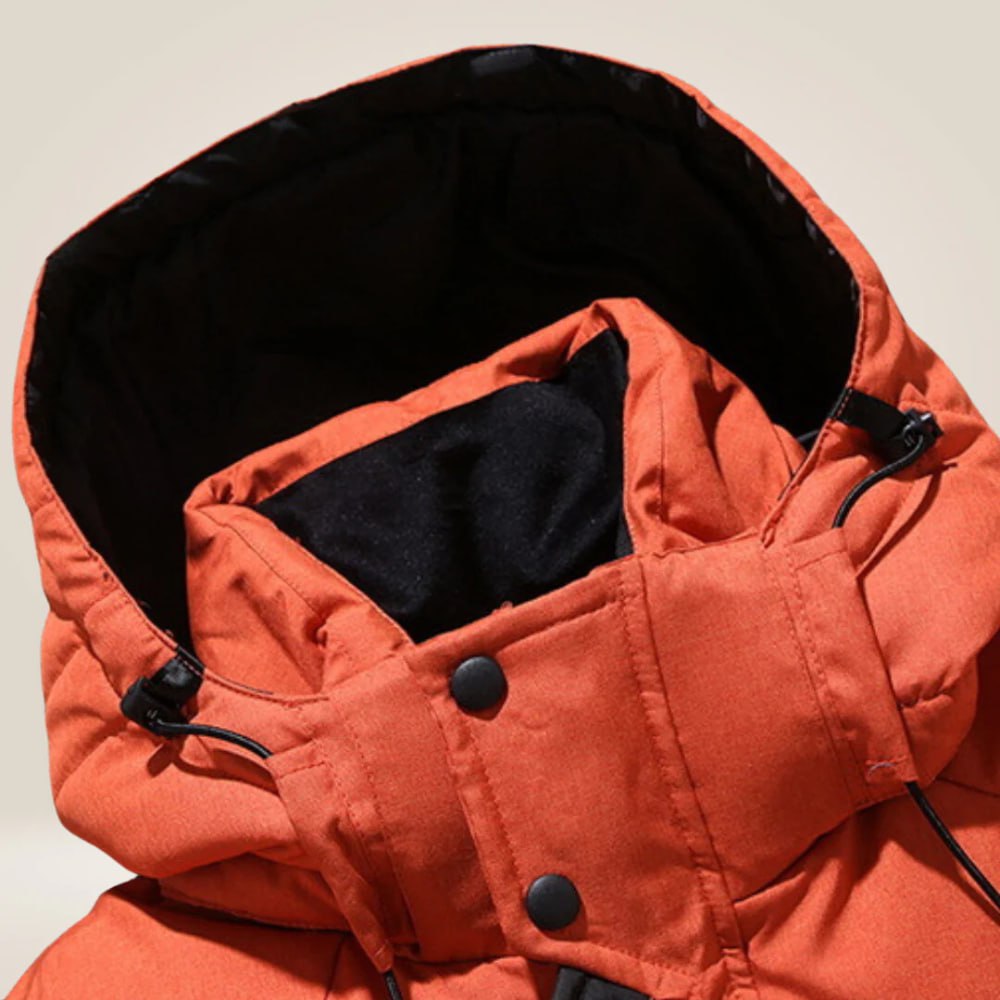 Herren Parka schwarz wetterfest für Herbst (12)