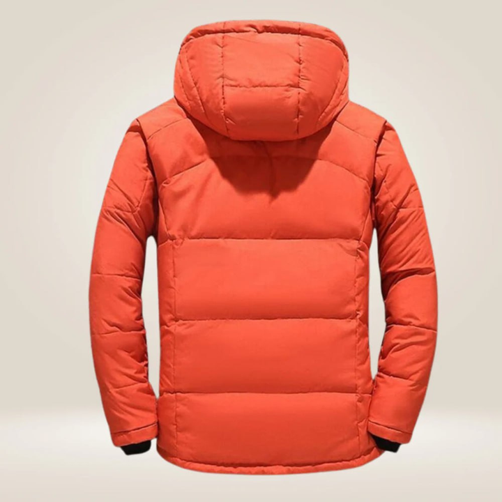 Herren Parka schwarz wetterfest für Herbst (7)