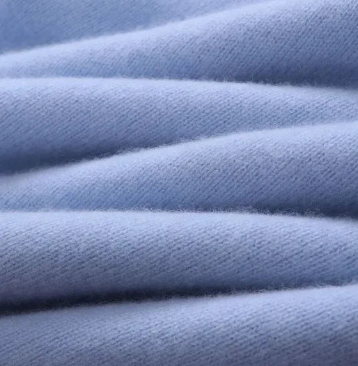 Herren Pullover aus Mohair mit geometrischem Muster in Blau 4