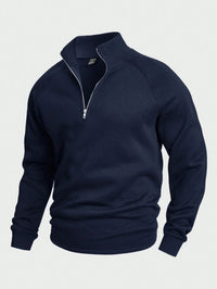 Leon | Herren Pullover mit Reißverschluss für Herbst
