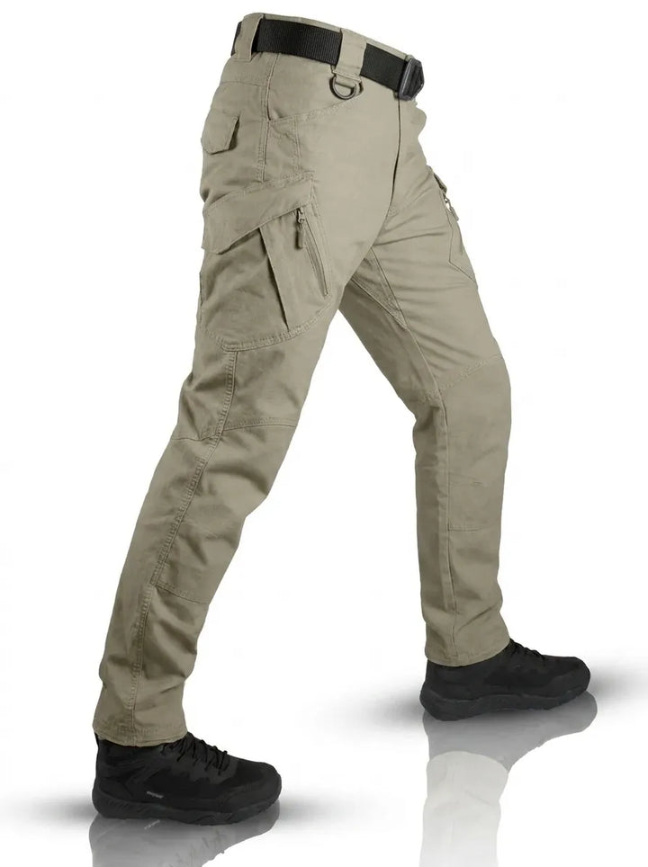 Herren Robuste Outdoor-Hose mit Taschensystem in Khaki