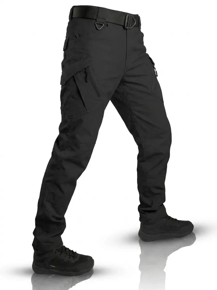 Herren Robuste Outdoor-Hose mit Taschensystem in Schwarz