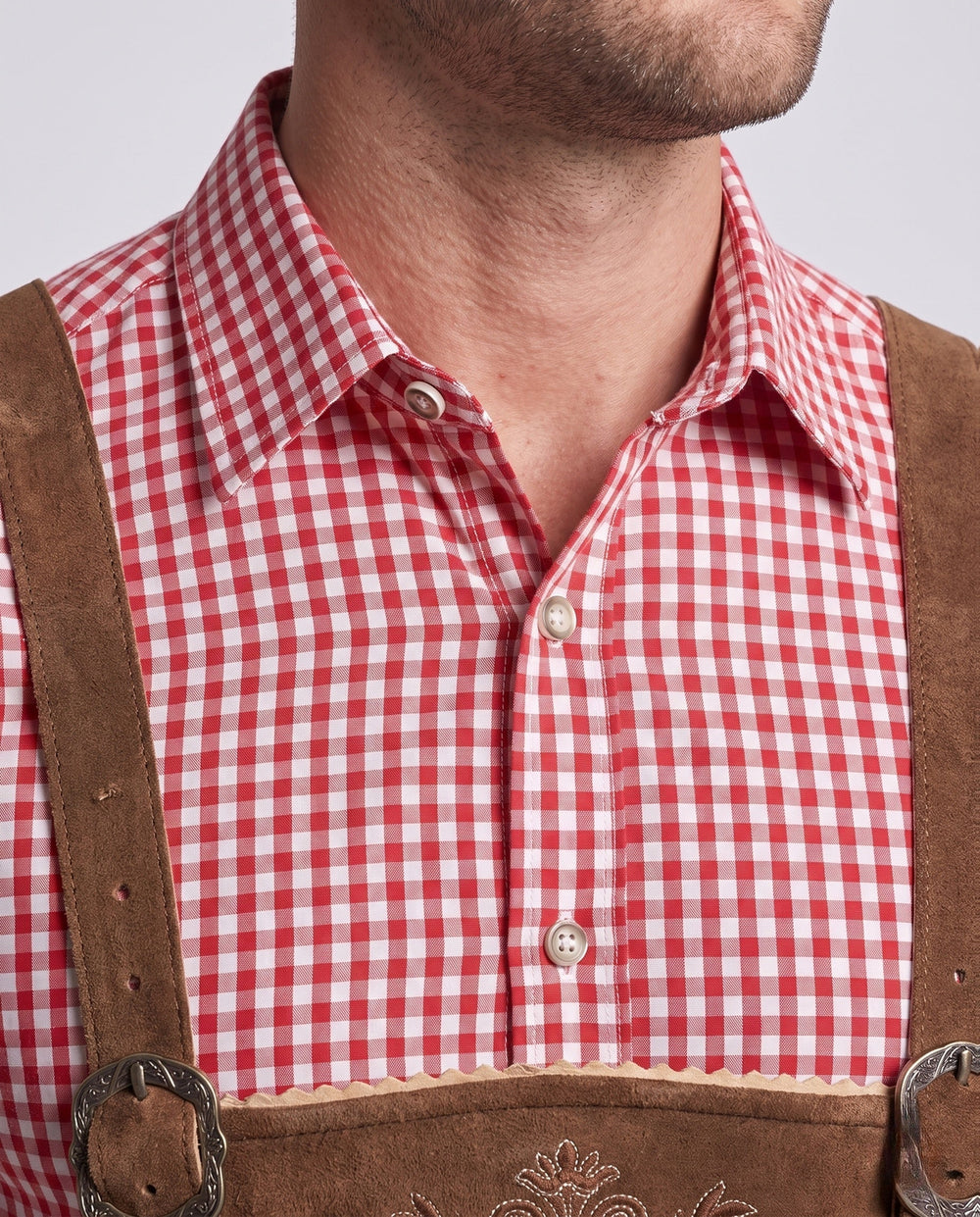 Herren Rustikale Lederhose für Oktoberfest (2)
