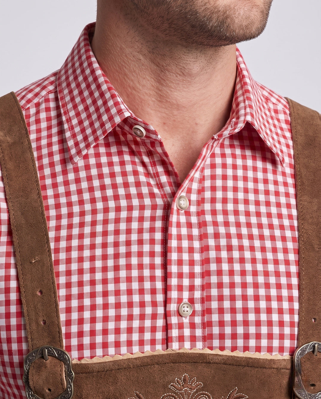 Herren Rustikale Lederhose für Oktoberfest (2)