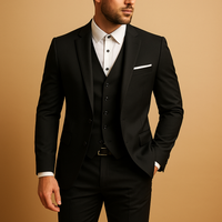 Finn | Herren Slim-Fit Dressanzug mit Jacke und Weste