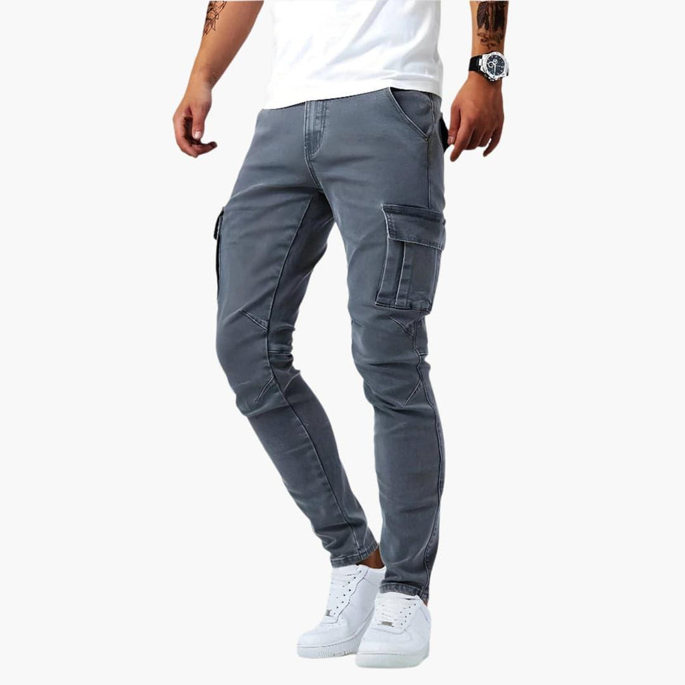 Herren Stretch Cargo-Hose zum Alltag (2)