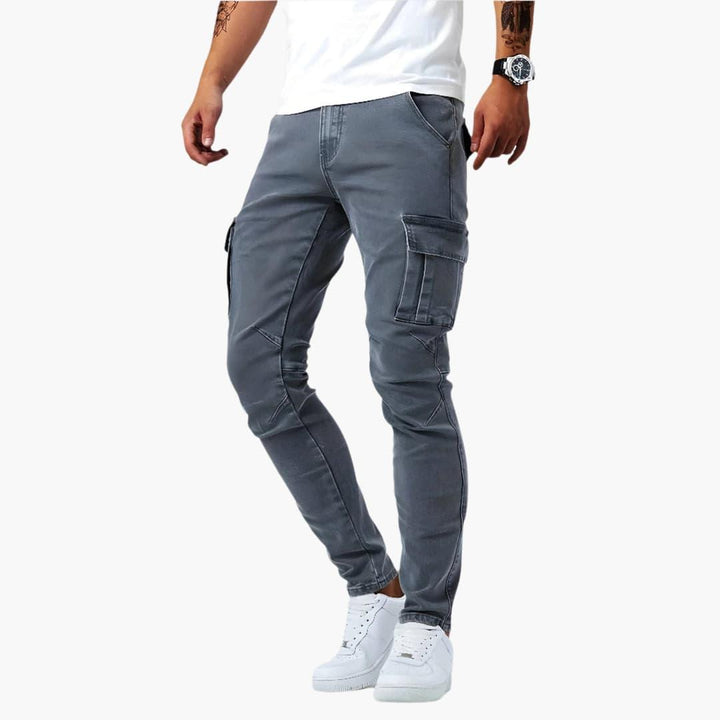 Herren Stretch Cargo-Hose zum Alltag (2)