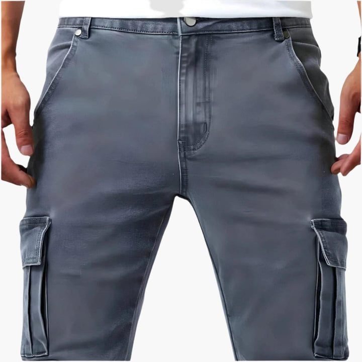 Herren Stretch Cargo-Hose zum Alltag (5)