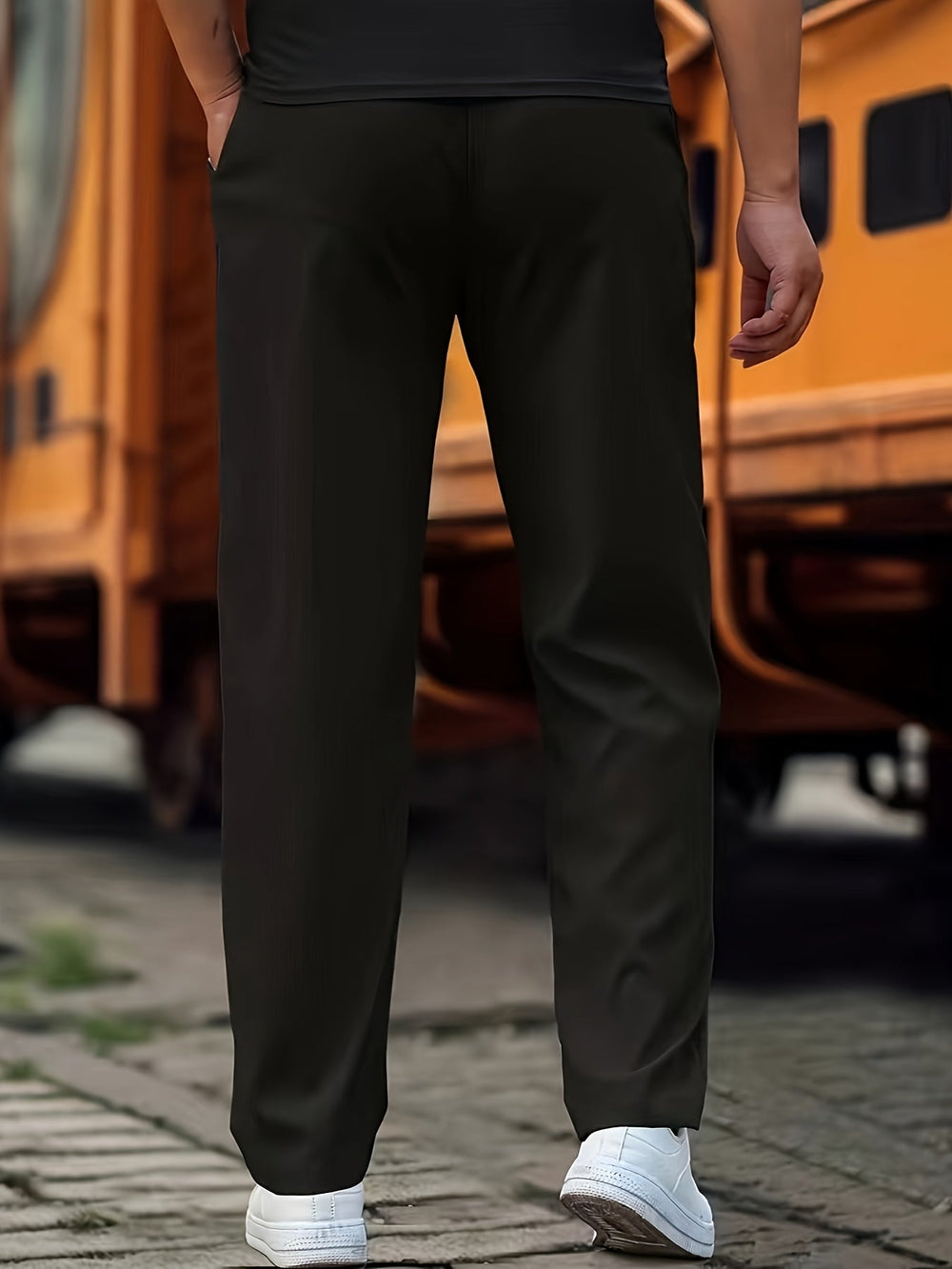 Herren Strick-Jogginghose im Lockeren Schnitt (2)