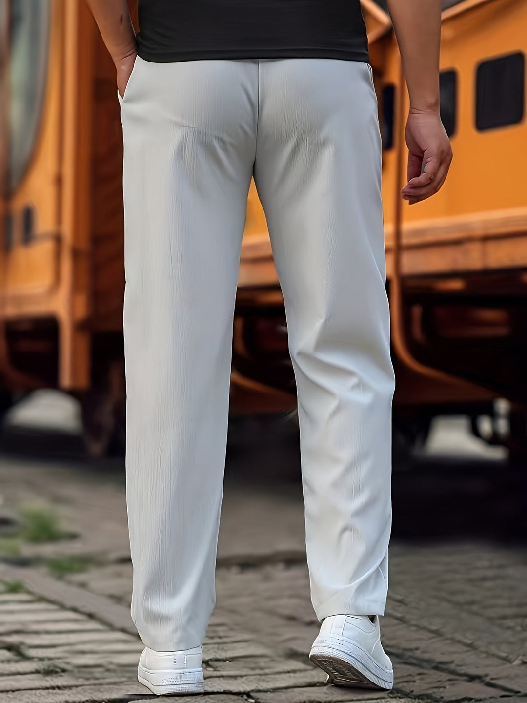 Herren Strick-Jogginghose im Lockeren Schnitt (9)