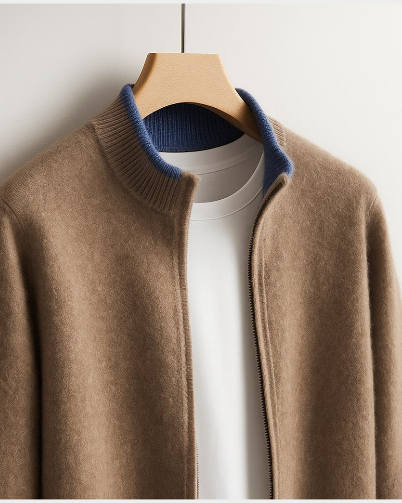 Herren Strickweste elegant im italienischen Stil