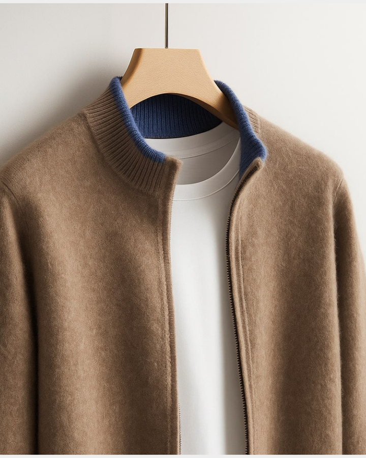 Herren Strickweste elegant im italienischen Stil
