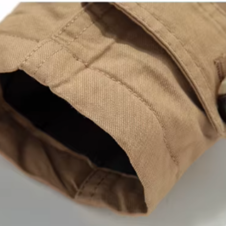 Herren Trench-Jacke gepolstert klassischer Schnitt (11)