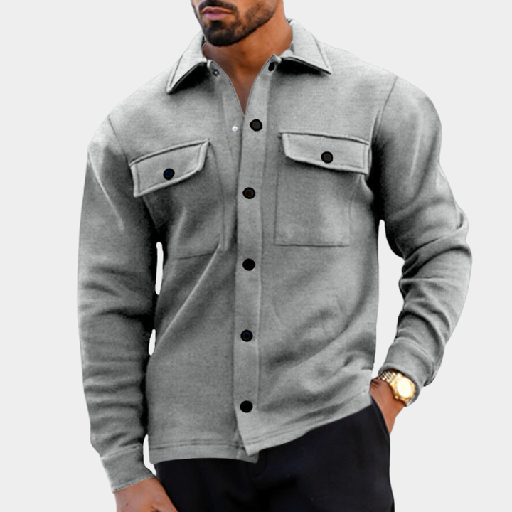Herren Übergangsjacke aus Fleece im Workwear-Look