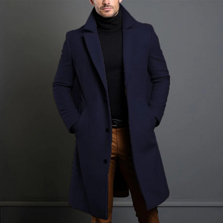 Herren Übergangsjacke elegant für den Winter in Blau