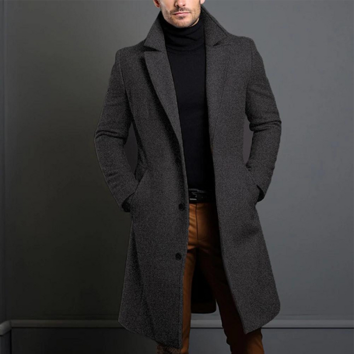 Herren Übergangsjacke elegant für den Winter in Grau