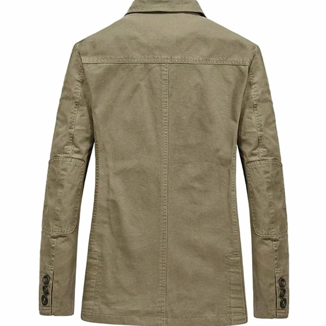 Herren Übergangsjacke im Blazer-Stil aus Baumwolle (3)