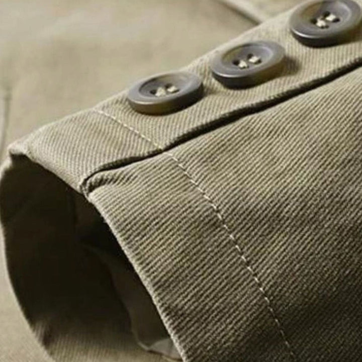 Herren Übergangsjacke im Blazer-Stil aus Baumwolle (4)